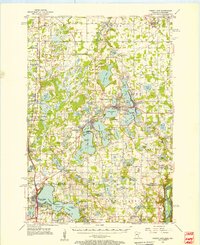 1955 Map of Forest Lake, MN — High-Res | Pastmaps